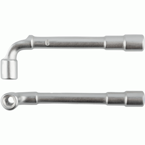 Gala L-veida caurejoša atslēga
