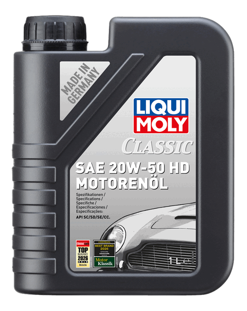 Classic Motoroil SAE 20W-50 HD