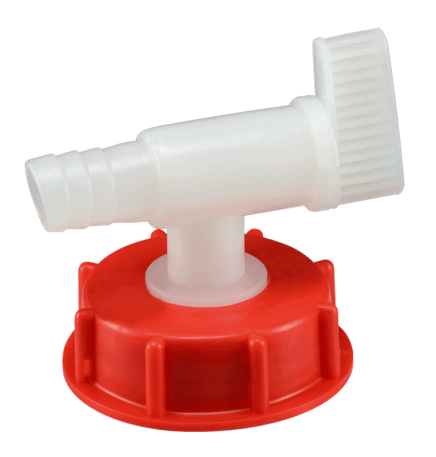 Drain cock DIN 61 with disposable seal