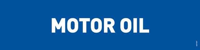Advertising Board "Motor Oil" (800 x 200 mm)
