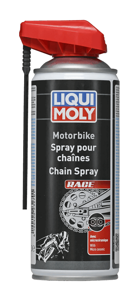 Motorbike Kettenspray Race