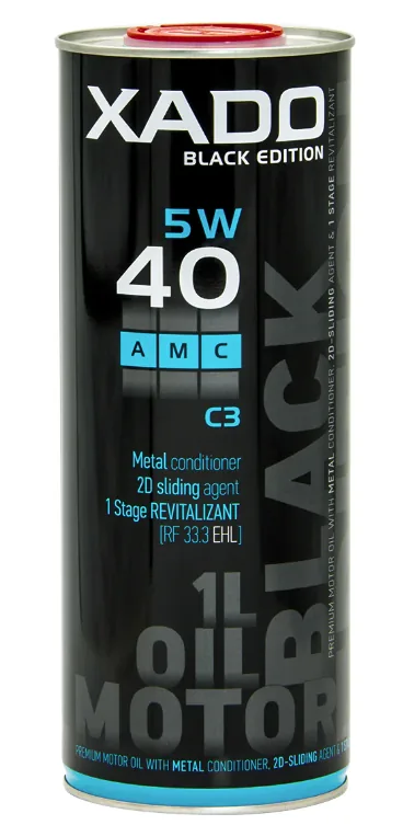 5W-40 C3 AMC BLACK EDITION XADO OIL 1L