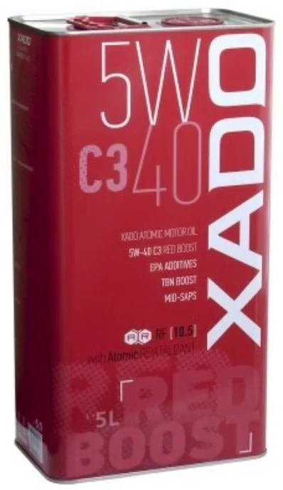 5W-40 C3 RED BOOST XADO Oil 5L