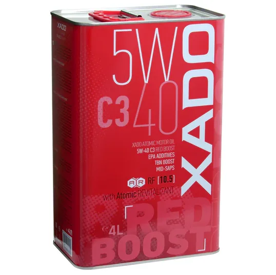 5W-40 C3 RED BOOST XADO Oil 4L