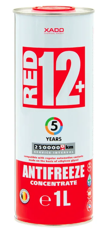 XADO Antifrīzs Sarkans 12+ XADO 1L