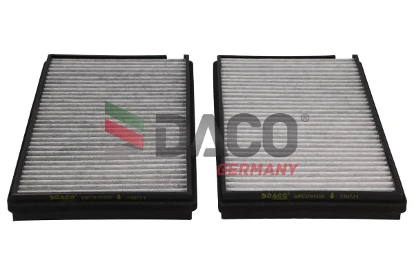 Salona filtrs ar aktīvo ogli DACO DFC0302W