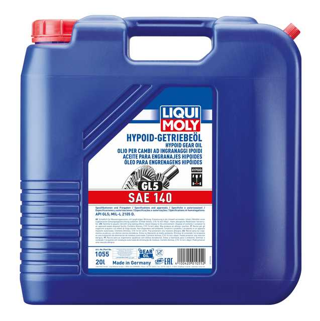 Hipoīdā transmisijas eļļa (GL5) SAE 140 20 l