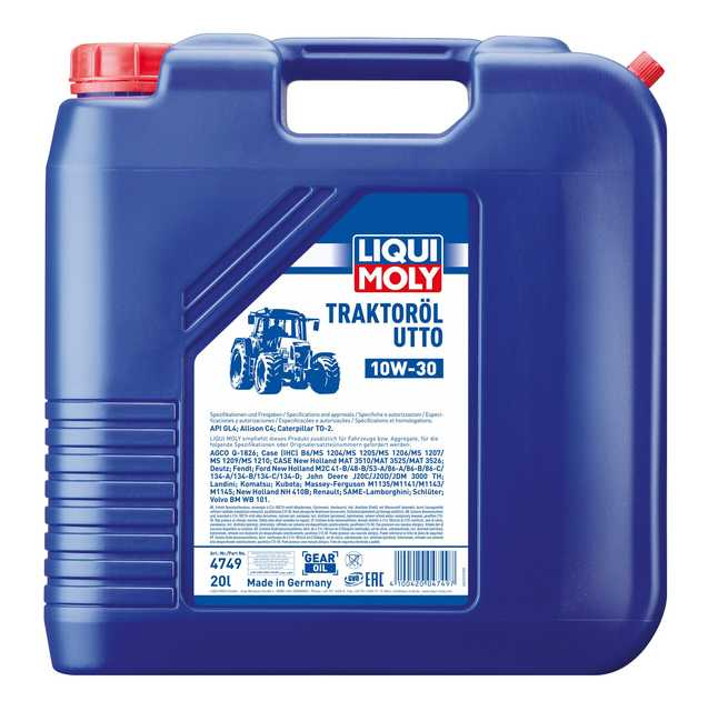 Traktoru eļļa UTTO 10W-30 20 l