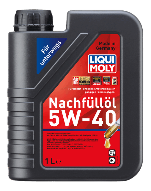 Papildināšanas eļļa 5W-40 1 l