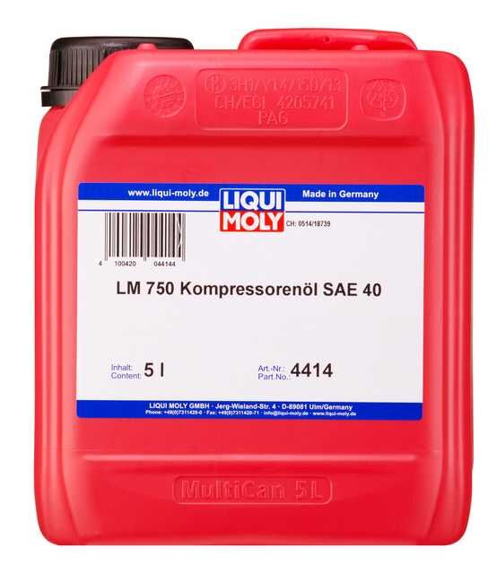 LM 750 kompresora eļļa SAE 40 5 l