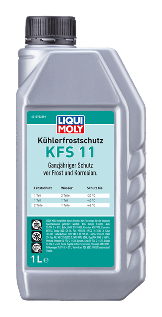 Dzesēšanas šķidrums un antifrīzs KFS 11 1 l