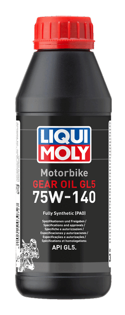 Motociklu transmisijas eļļa 75W-140 (GL5) 500 ml