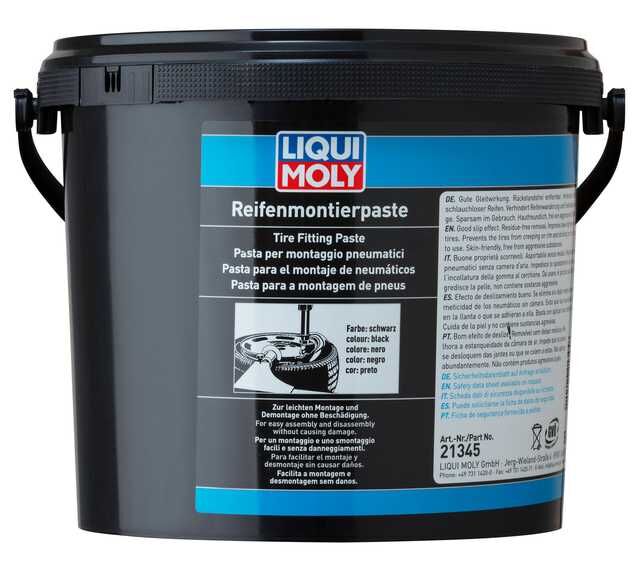 Riepu montāžas pasta melna 5 kg