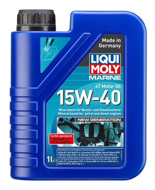 Marine 4T motoreļļa 15W-40 New Generation 1 l