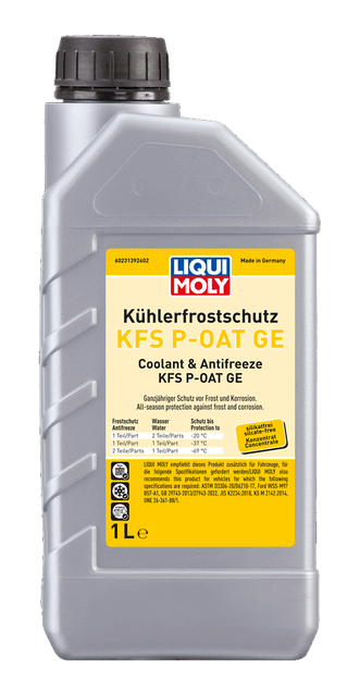 Dzesēšanas šķidrums un antifrīzs KFS P-OAT GE 1 l