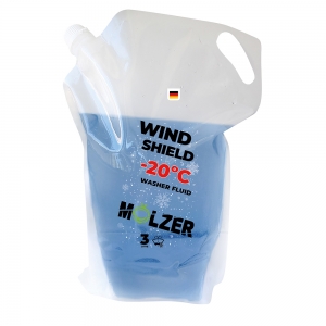 MOLZER Ziemas vējstiklu mazgāšanas šķidrums -20c  3L Pouch