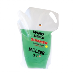 MOLZER Vasaras vējstiklu mazgāšanas šķidrums 3L Pouch