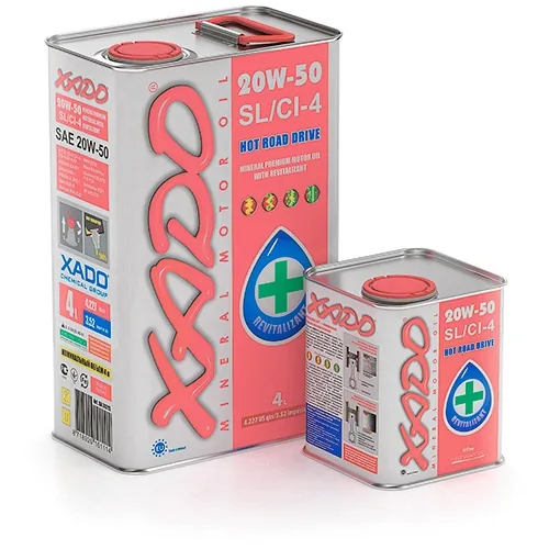 20W-50 SL/CI-4 Hot Road Drive XADO ATOMIC OIL 4L
