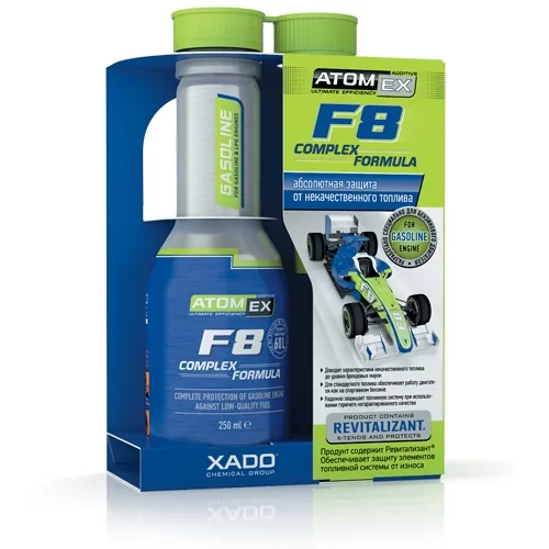 XADO AtomEx F8 Complex Formula (Benzīnam) 250ml