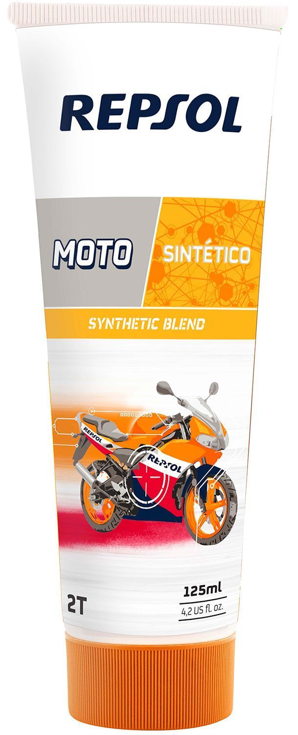 REPSOL 2T MOTO SINTÉTICO 0.125L