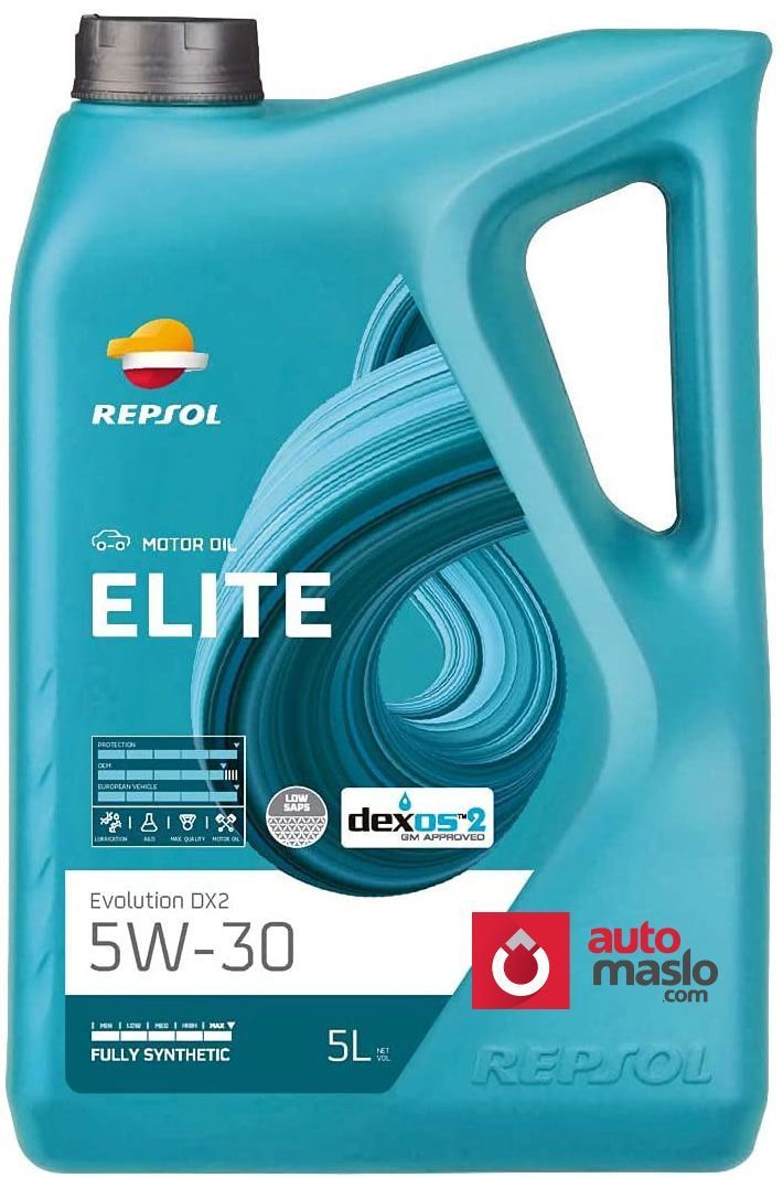 REPSOL ELITE EVOLUTION LONG LIFE 5W30 DX2 5L