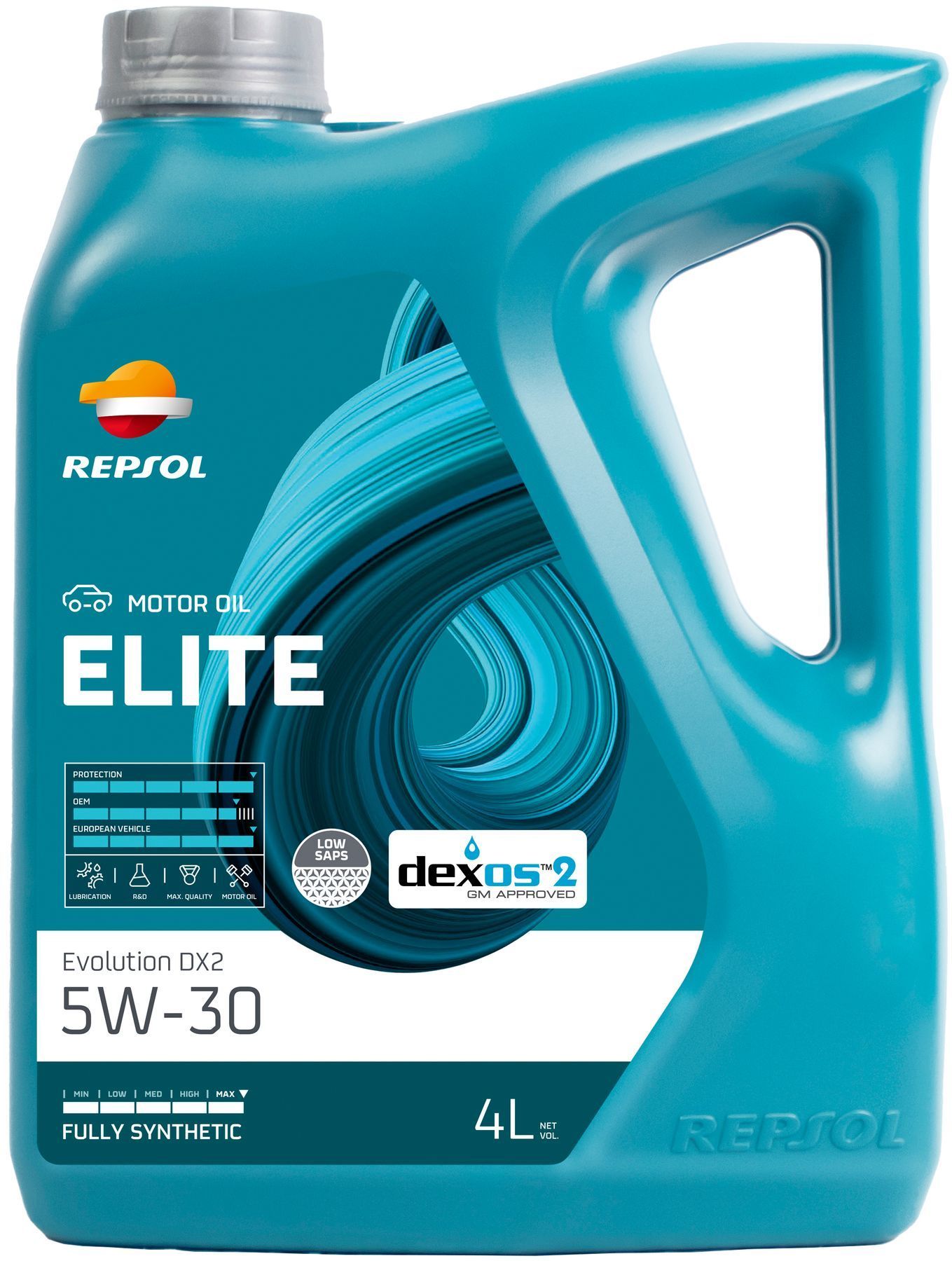 REPSOL ELITE EVOLUTION LONG LIFE 5W30 DX2 4L