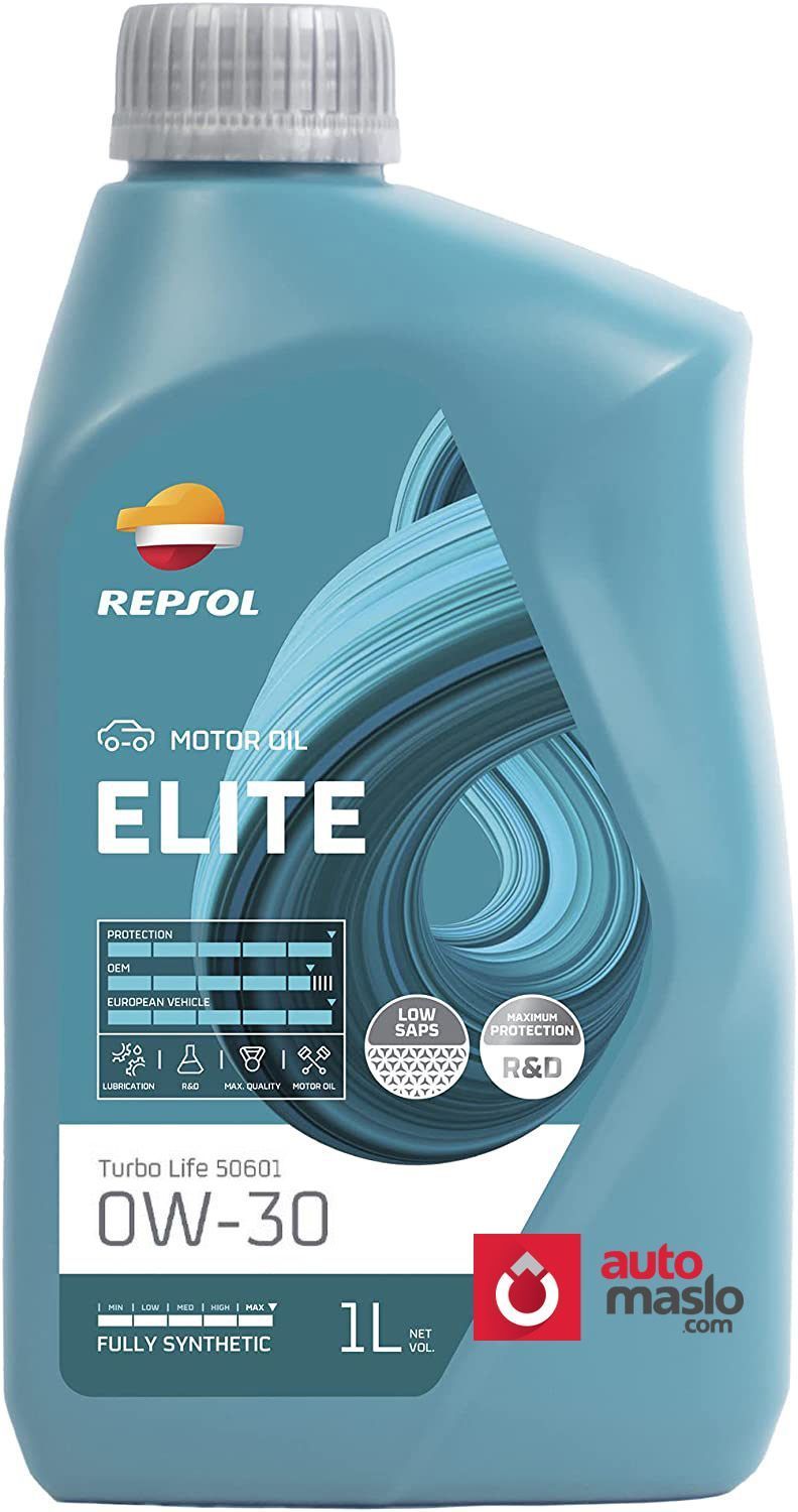 REPSOL ELITE TURBO LIFE 50601 0W30 1L