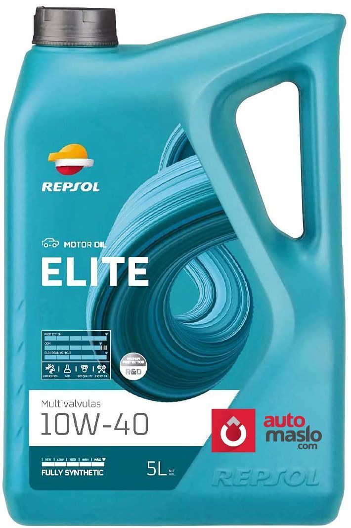 REPSOL ELITE MULTIVALVULAS 10W40 5L