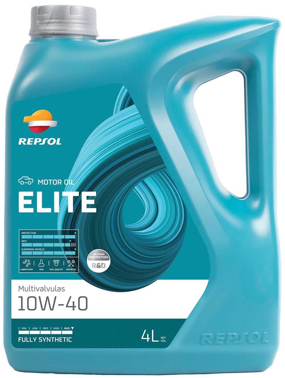 REPSOL ELITE MULTIVALVULAS 10W40 4L