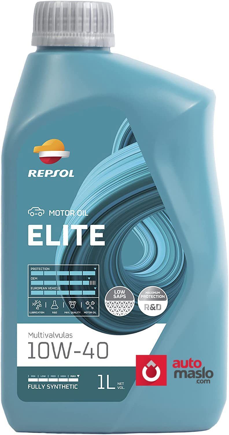 REPSOL ELITE MULTIVALVULAS 10W40 1L