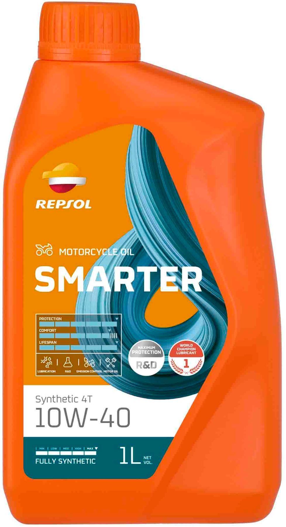 REPSOL SMARTER SYNTHETIC 4T 10W40 1L