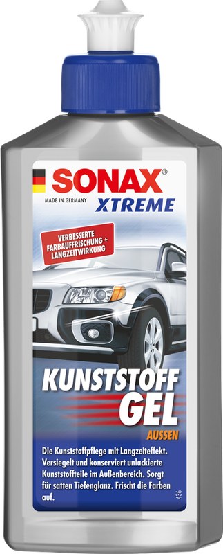 SONAX XTREME Plastic Restorer Gel exterior, 250 ml