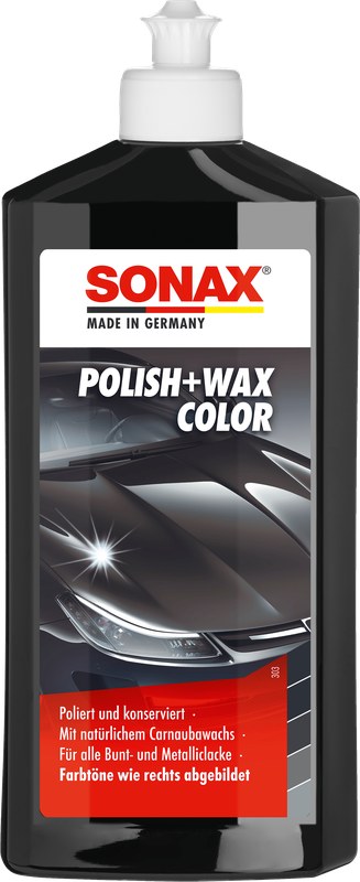 SONAX Polish+Wax COLOR black, 250 ml
