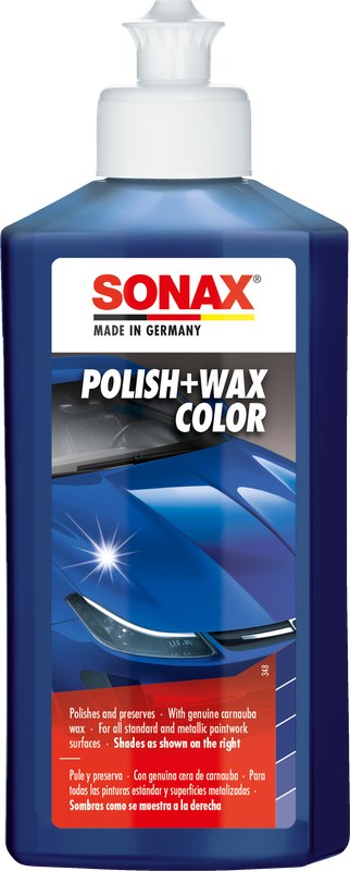 SONAX Polish+Wax COLOR bue, 250 ml