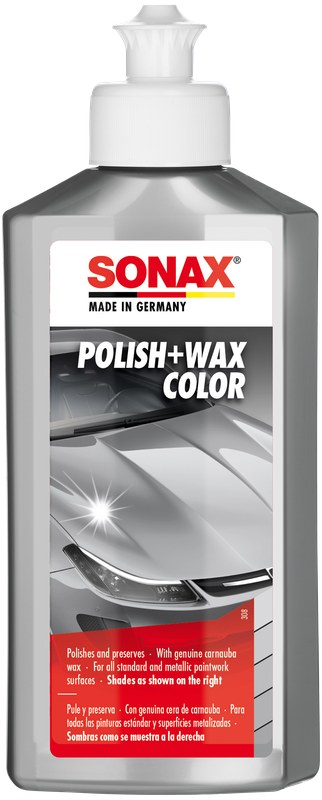 SONAX Polish+Wax COLOR grey, 250 ml