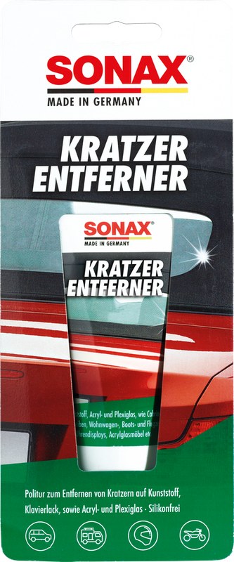 SONAX Scratch Remover for plastic (without hanging card), 75 ml