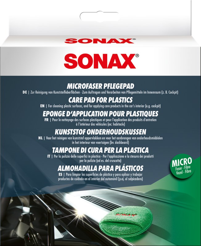 SONAX Care Pad for Plastics, 1 vnt