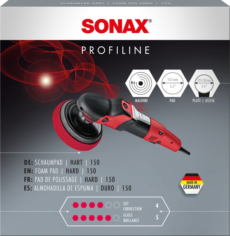 SONAX Foam Pad hard 150, 1 vnt