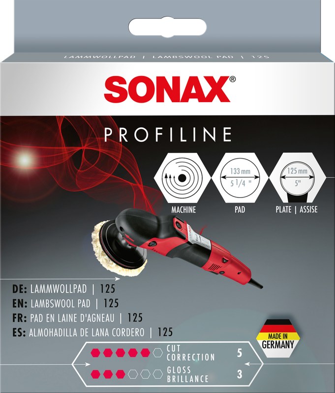 SONAX Lambskin Pad 130, 1 vnt