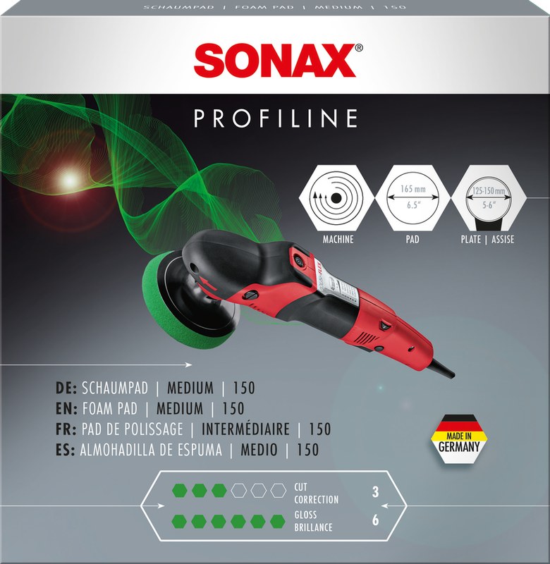 SONAX Foam Pad medium 150, 1 vnt