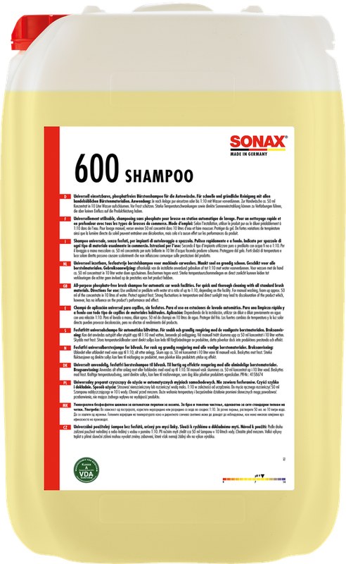 SONAX Shampoo, 25 l