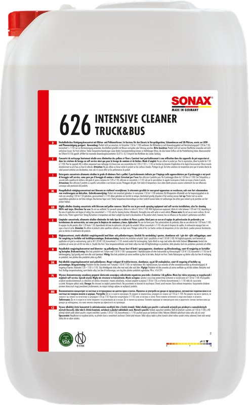 SONAX Intensive Cleaner / HGV - tarp - bus, 25 l