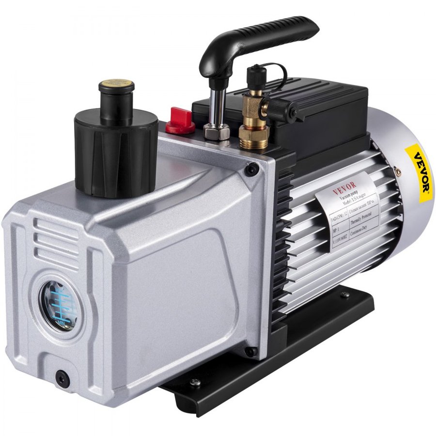 VEVOR AC Refrigerant Vacuum Pump – 12CFM Double Stage