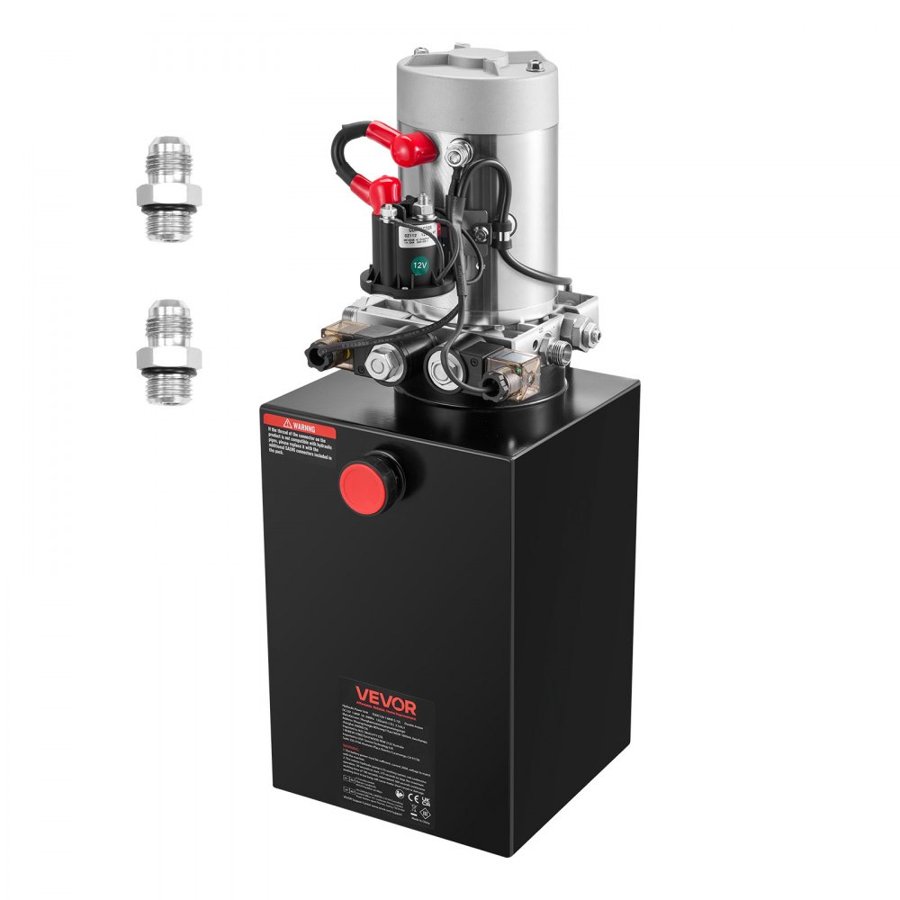 VEVOR Double Acting Hydraulic Dump Trailer Pump – 3200 PSI