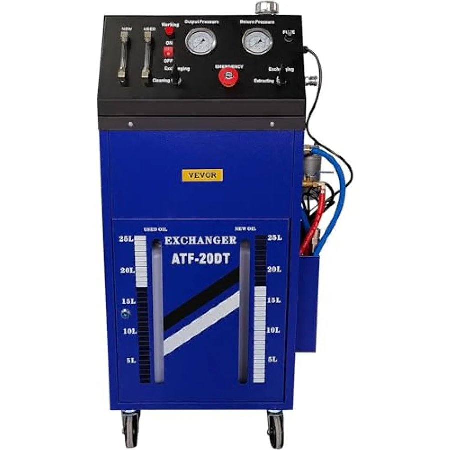 VEVOR DC 12V Auto Transmission Fluid Flush Exchange Machine, Flushing Device Gear Liquid Exchanger 0-60PSI, Oil Exchange Flush Cleaning Gearbox Oil Changer for Gasoline Diesel