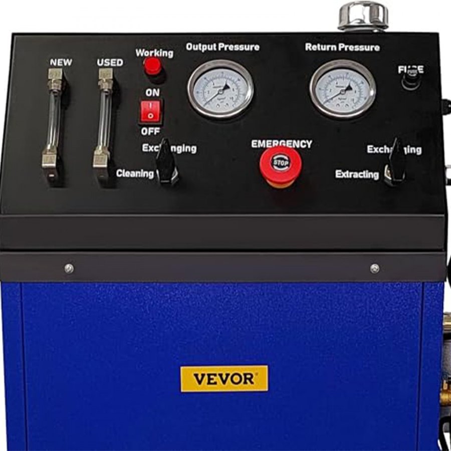 VEVOR DC 12V Auto Transmission Fluid Flush Exchange Machine, Flushing Device Gear Liquid Exchanger 0-60PSI, Oil Exchange Flush Cleaning Gearbox Oil Changer for Gasoline Diesel