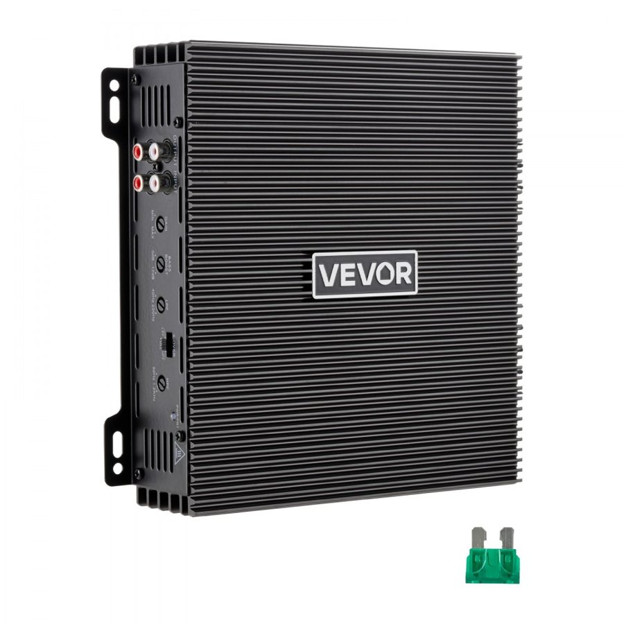 VEVOR 2 Channel Car Audio Amplifier – Class AB, 1200W Max