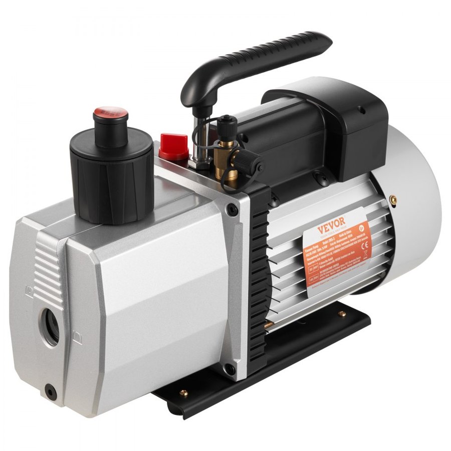 VEVOR 8 CFM 2 Stage Vacuum Pump – 3/4 HP, 15 Micron
