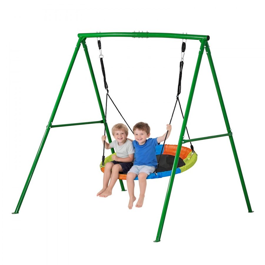 VEVOR Backyard Saucer Swing – 100 cm Seat, 199.6 kg Load