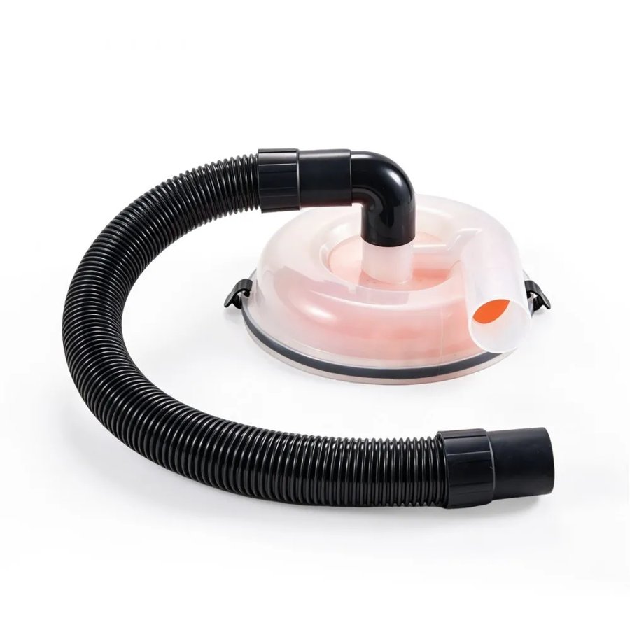 VEVOR Cyclone Dust Separator Kit, 50.8-63.5 mm Vacuum Dust Collector, for Woodworking and Shop Wet/Dry Vacuums, Fits Standard 5 Gallon Buckets (Exclude), Elbow Adapter & 90 cm Hose, Translucent